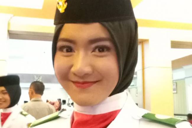 Velia Intan Restiani PASKIBRAKA tingkat Provinsi Riau 2019